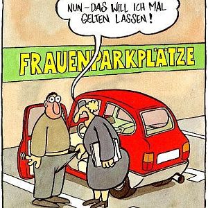 Frauenparkplatz